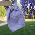 Glicine - Cappellino a trecce in filo di cotone